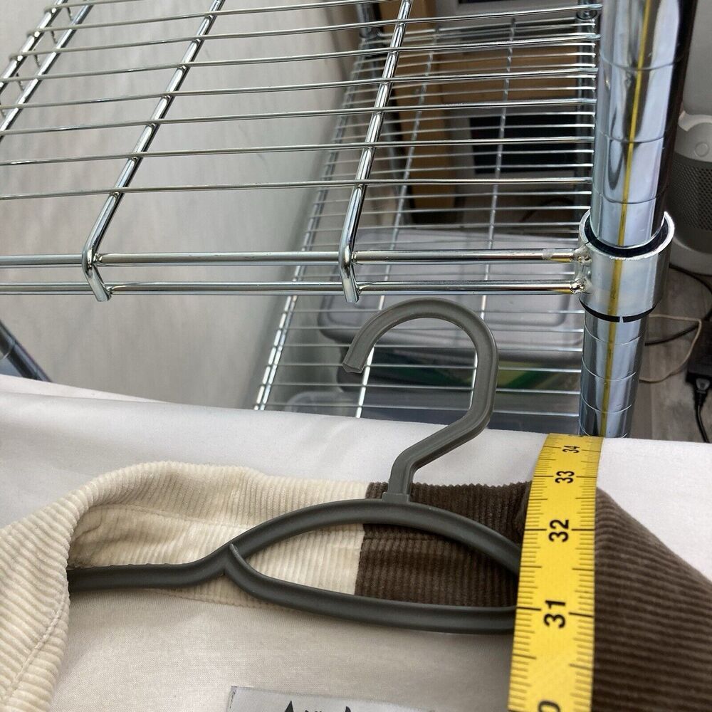 Arula Women's Ivory Corduroy Shacket Size 1X Colorblock Patchwork Boho Jacket - Picture 15 of 16